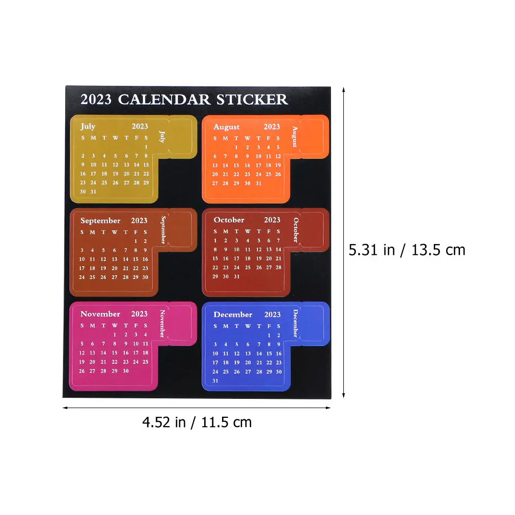 12Sheets DIY Planner Sticky Index Labels Multi-Function School Office Household Book Tabs Convenient Daily Use Planner Tabs