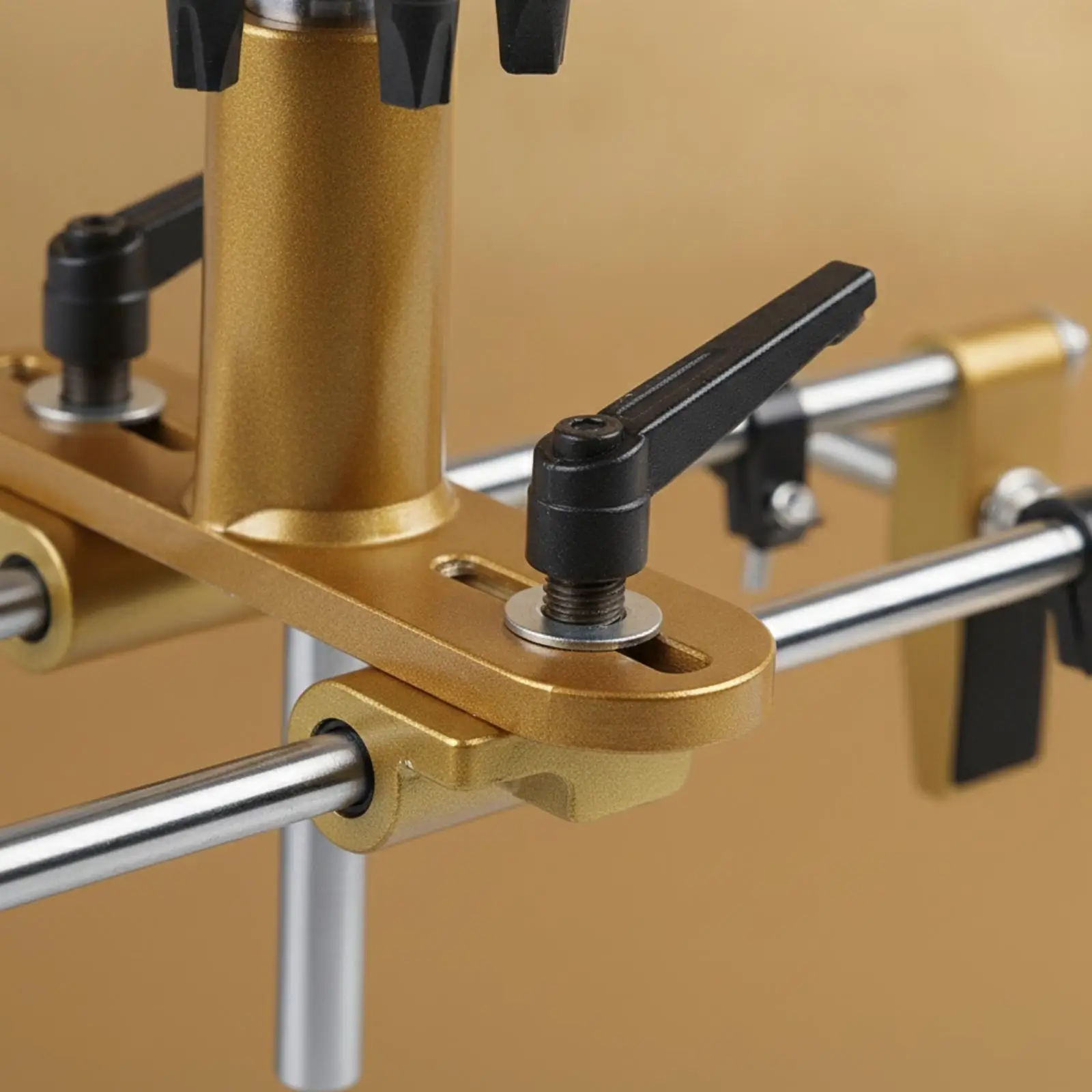 Sturdy Door Lock Router Template for Wood Door Hardware Installation with Sliding Positioning Parts and Metal Frame for Workshop