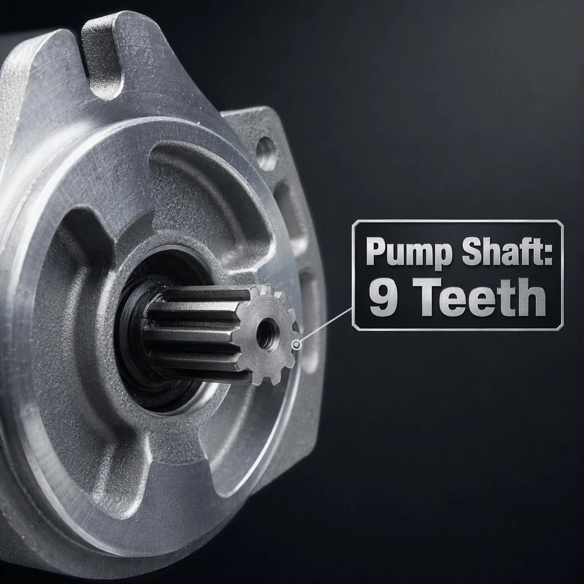 DK123XDGH92 Gear Pump , 9 Teeth Xingzhou Brand