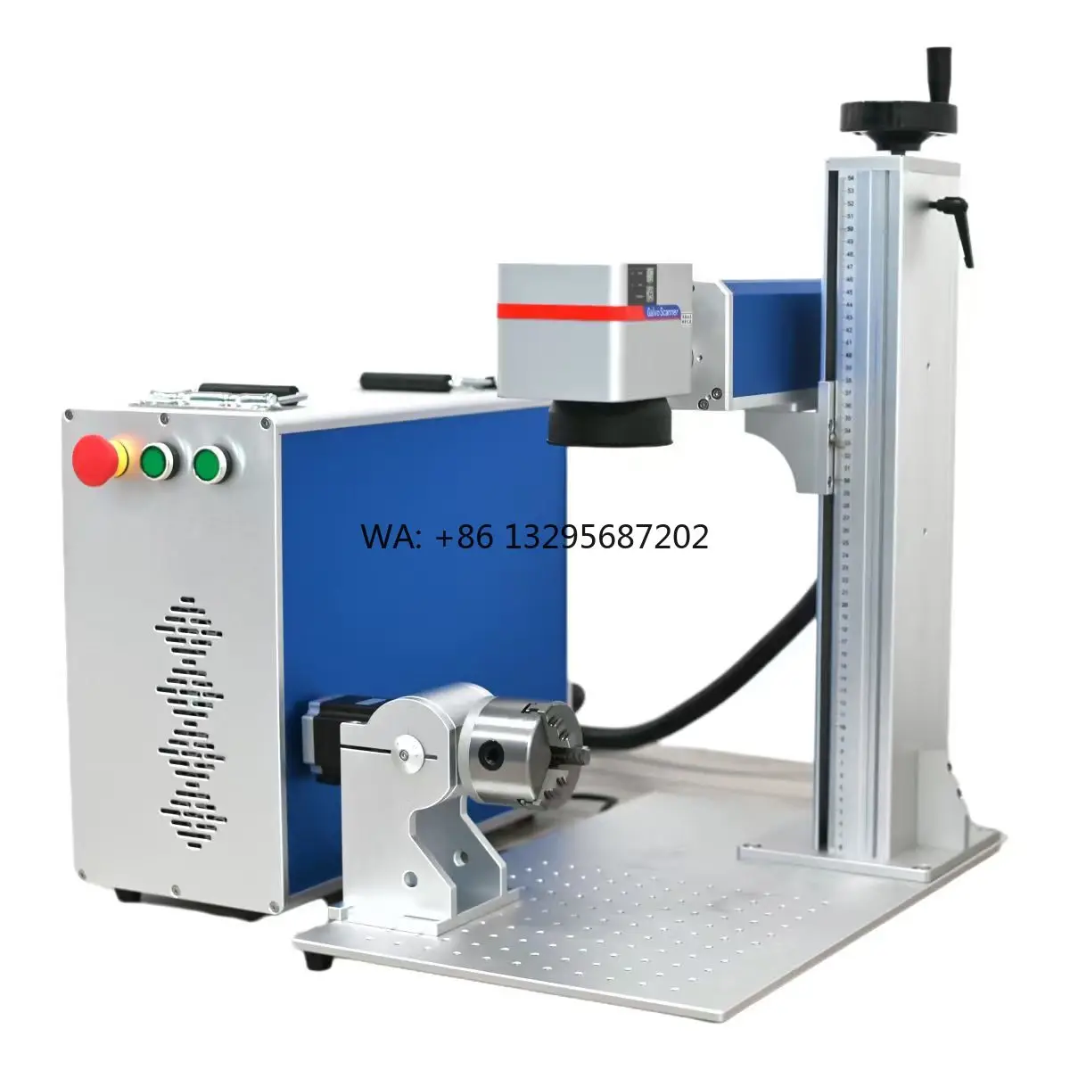 

New JPT LP 20W Fiber Laser Marking Machine Metal Stainless Steel (300x300mm / 11.8"x11.8") D80 DXF Supported