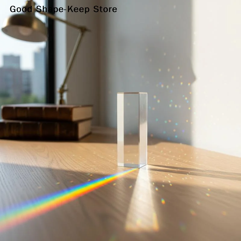 daily1pc High-Quality Glass Prism - Dispersion & Spectrum Tool For Physics, Photography, Science, Ideal Gift For Students