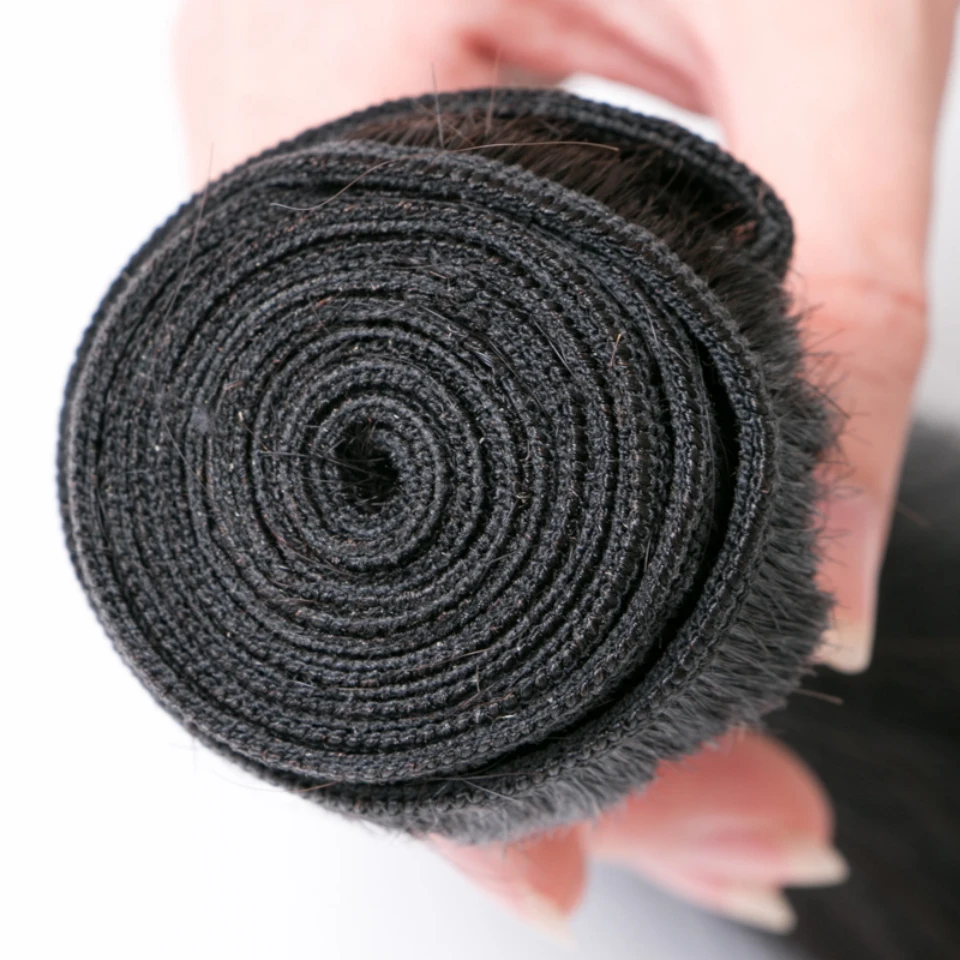 Pacote de Cabelo Humano Brasileiro Kinky Straight 3/4 Peças, Extensões de Cabelo Humano Yaki Straight 10-30 Polegadas, Pacote de Cabelo Remy em Promoção para Mulheres Negras