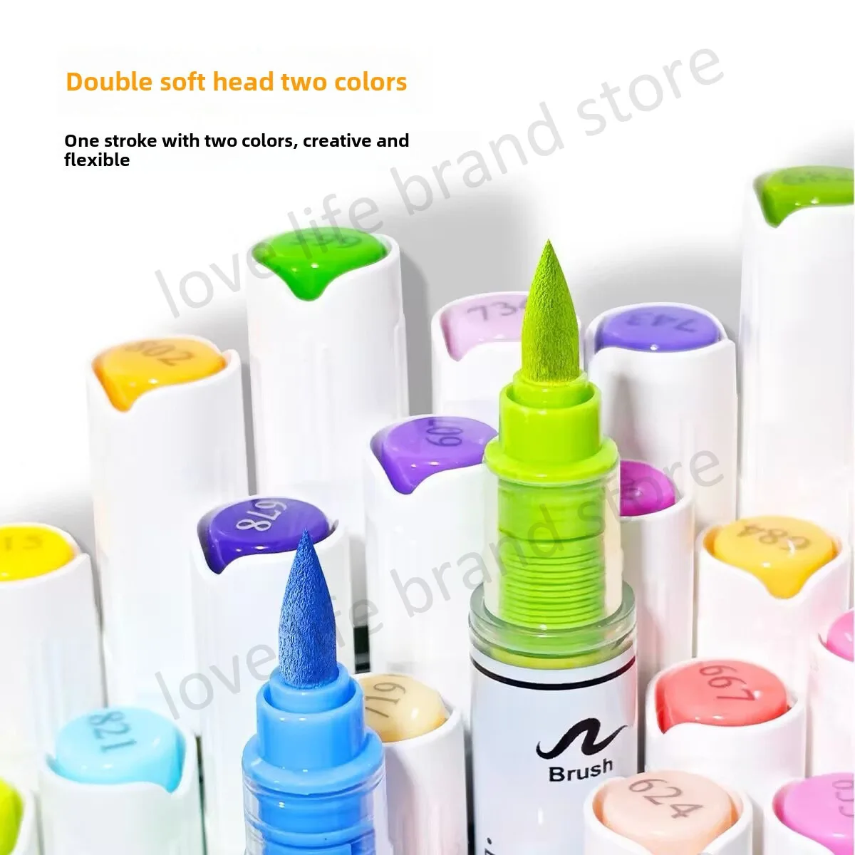 168 kleuren Acryl marker set 120 dubbele Penpunt Verf Pennen Markers Borstel Tip Schilderen Hout Canvas Steen Kerstcadeau Guangna