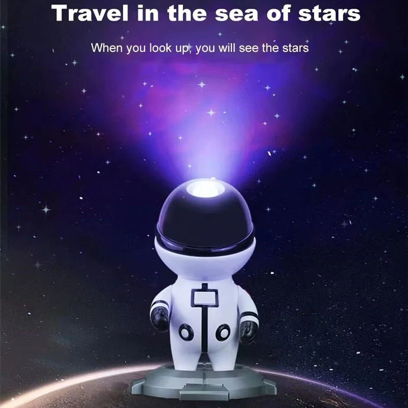 

Astronaut Starry Sky Projection Romantic Astronaut Night Light Full of Stars Atmosphere Light Gifts Atmosphere Light