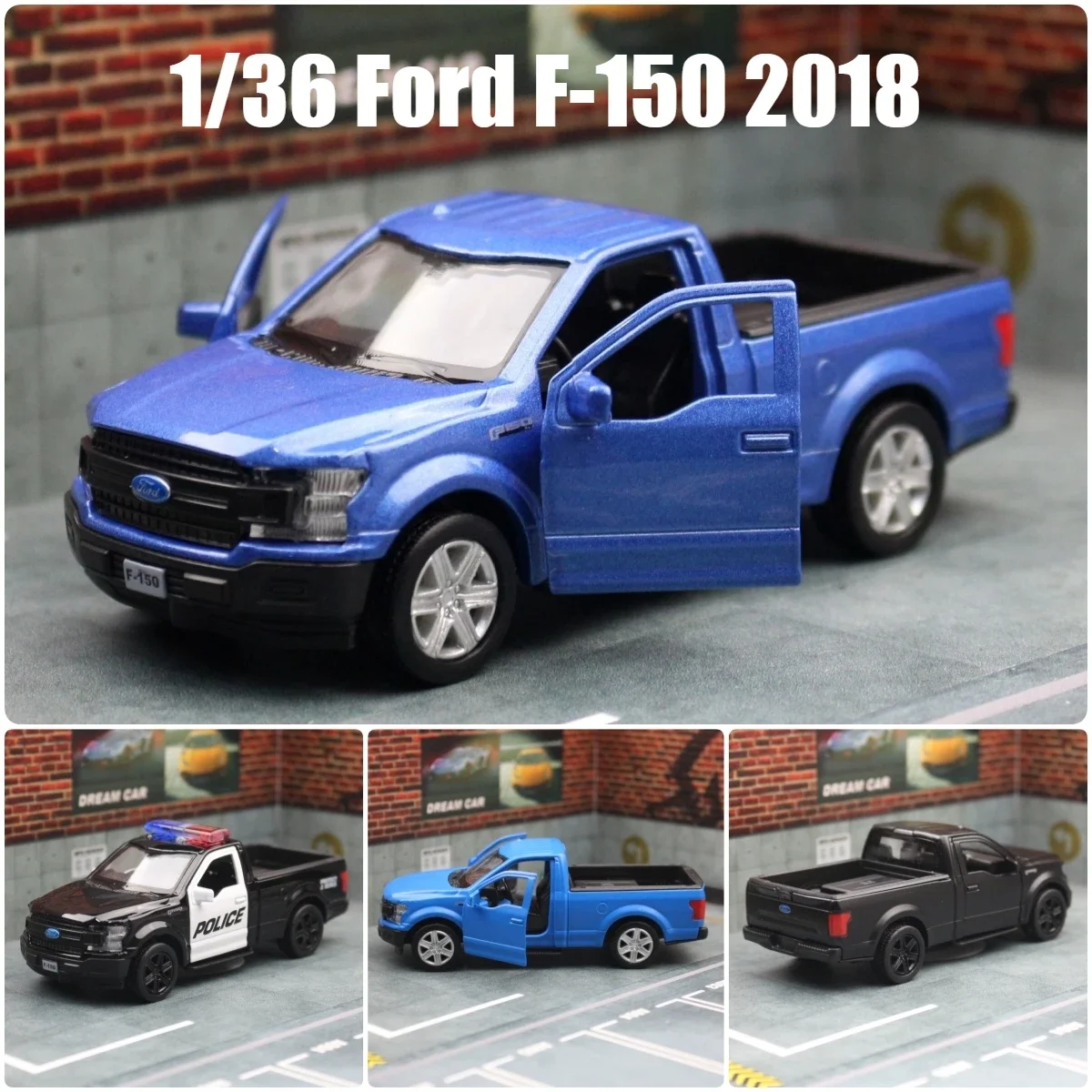 1:36 ford F-150 svt Pickup Truck Spielzeug auto Modell für Kinder rmz Stadt Druckguss Miniatur Pull Back Sammlung Geschenk für Kinder Jungen