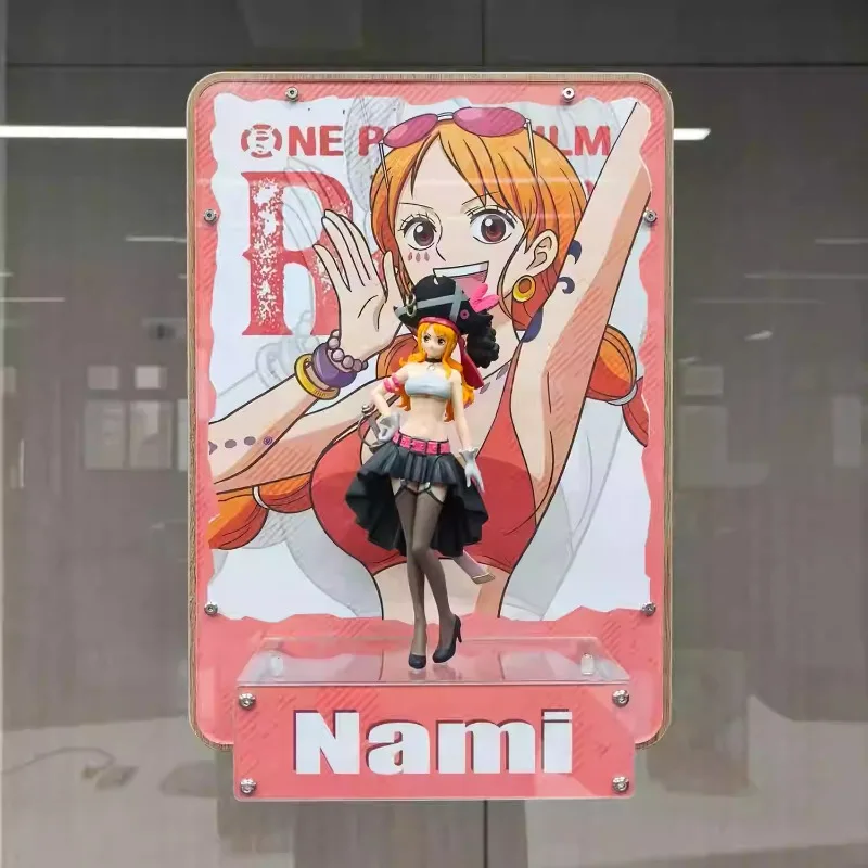 One Piece periphere Modellornamente Ruffy Zoro Figur dreidimensionale dekorative Malerei Szene Bild Fotowand