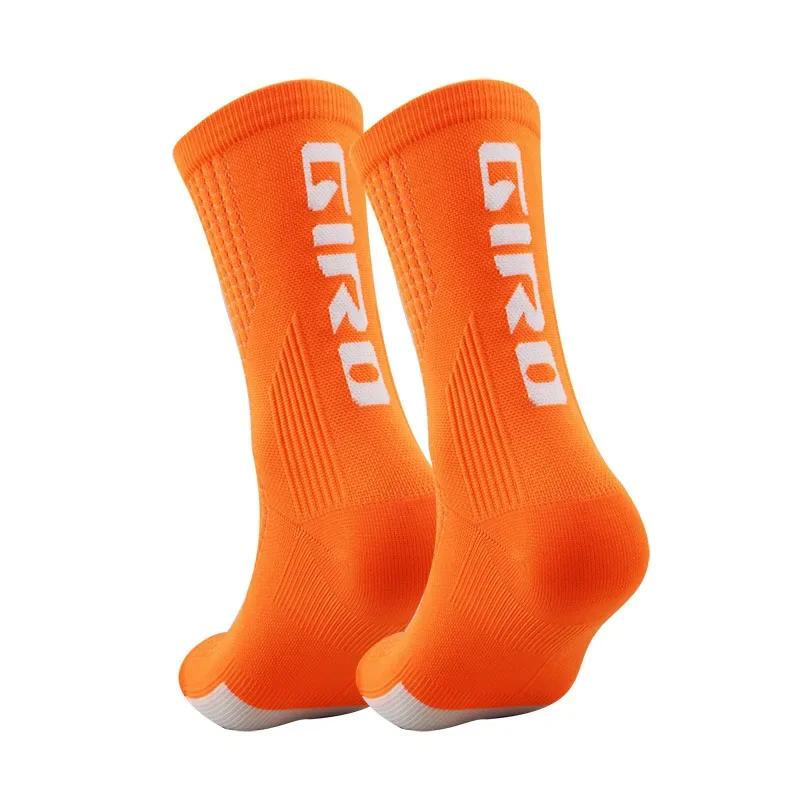 Calcetines de ciclismo para hombre y mujer, medias transpirables de alta calidad para bicicleta de carretera, deportes al aire libre, carreras, 1 par