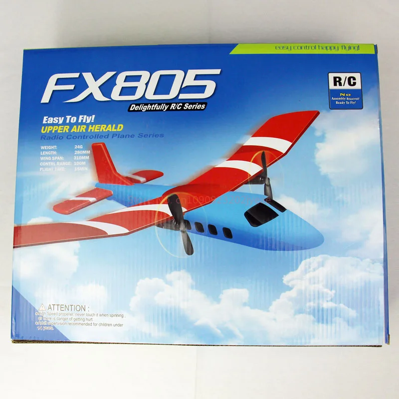 Avión de Control remoto Fx805, planeador de Control remoto, ala fija, espuma Epp, Avión de Control remoto, modelo de avión para exteriores
