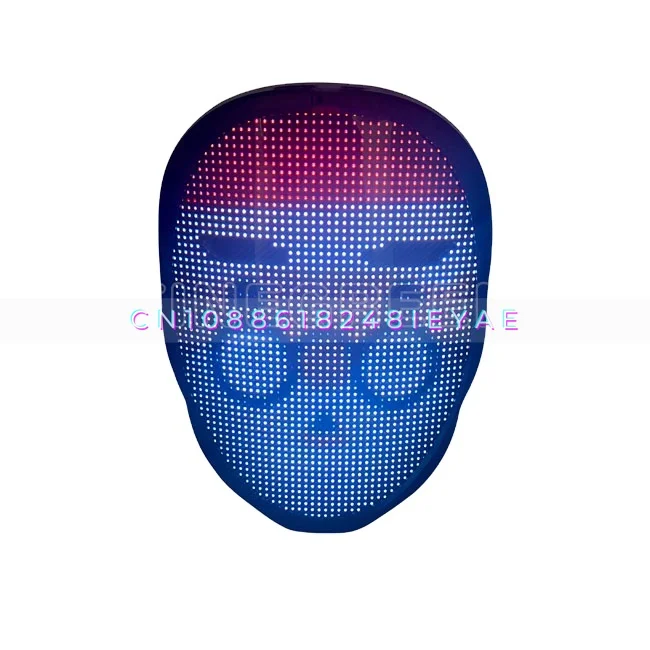 

Hot Selling 115 Stock Patterns Led Full Face Party Mask App Controlled Full Color Display Screen Mask