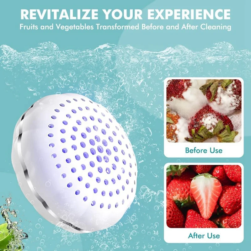 ABS Fruit Cleaner Fruit Cleaner Used, Fruit Cleaner Device In Water, Fruit And Vegetable Cleaner