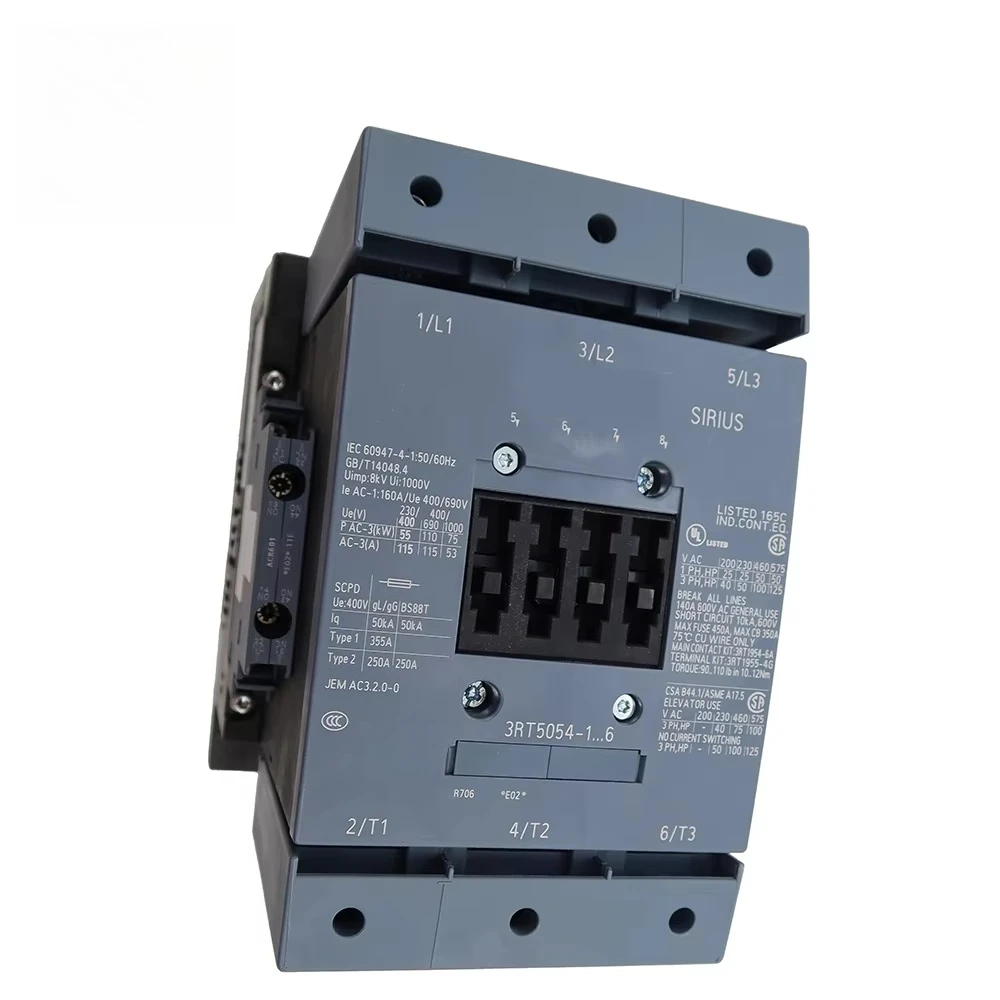 

3RT5054-1AP36 High Quality 220/240 V AC/DC AC3 55 KW Contactor
