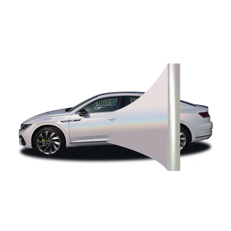 

Paint Colorful Laser White Car Wrap Vinyl Car Body Stickers Film Color Change For Vehicle