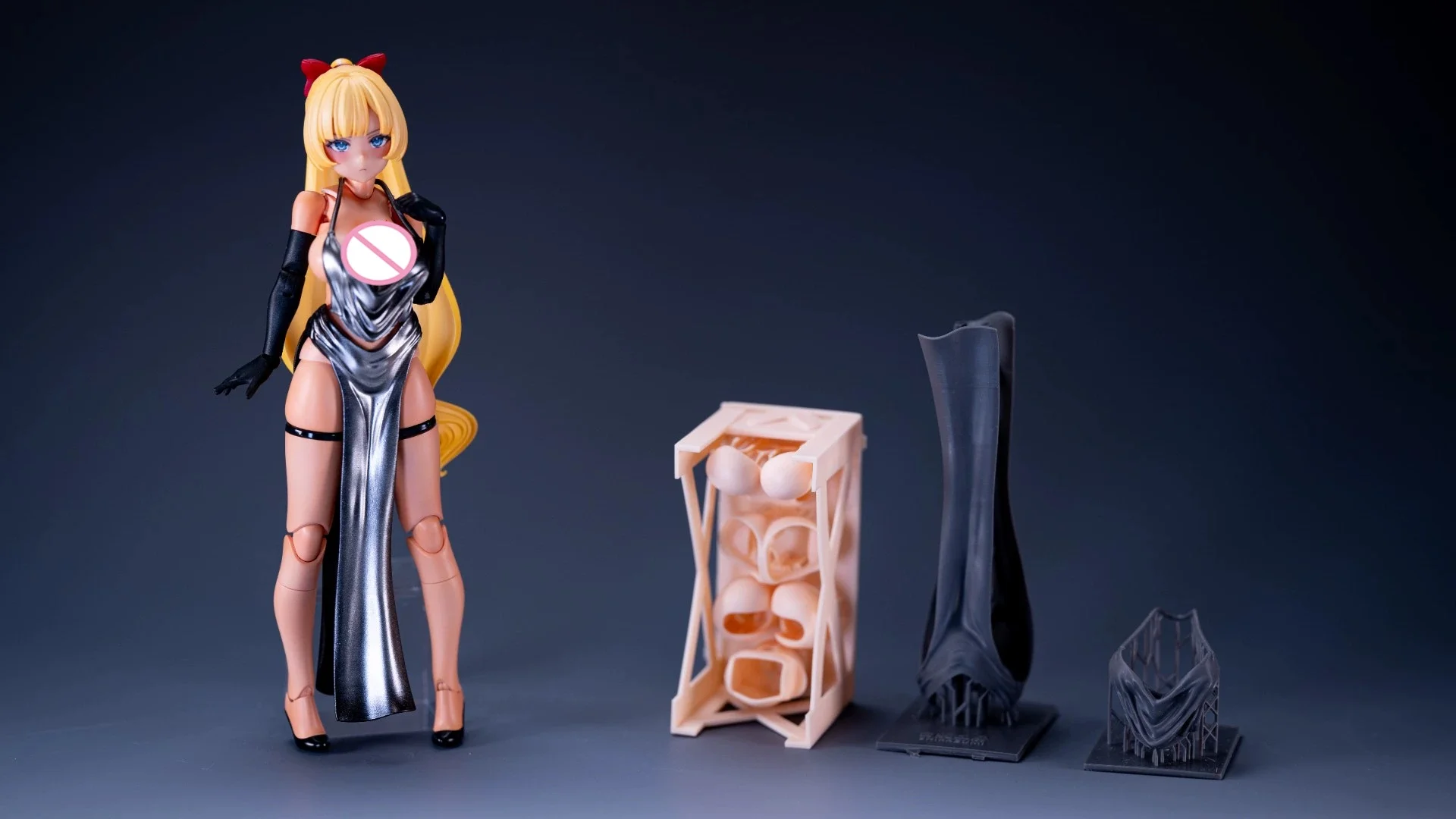 【Sem corpo】 Escala 1/12 Mecha Girl Soldado Feminino Vestido Sexy Peças de Conversão Para 6in BUSTERDOLL Action Figure Brinquedos ﻿