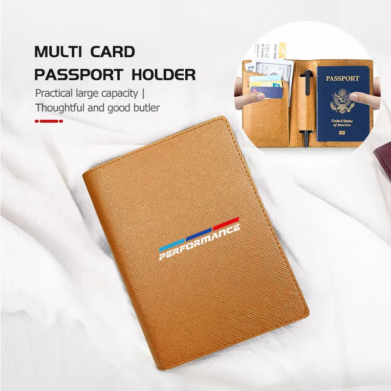 Multifunctional Leather Car Wallet Driver License Bag ID Passport Card Bag For BMW X1 X3 X4 X5 X7 G20 G38 F20 F39 F48 E46 E60 - view 4