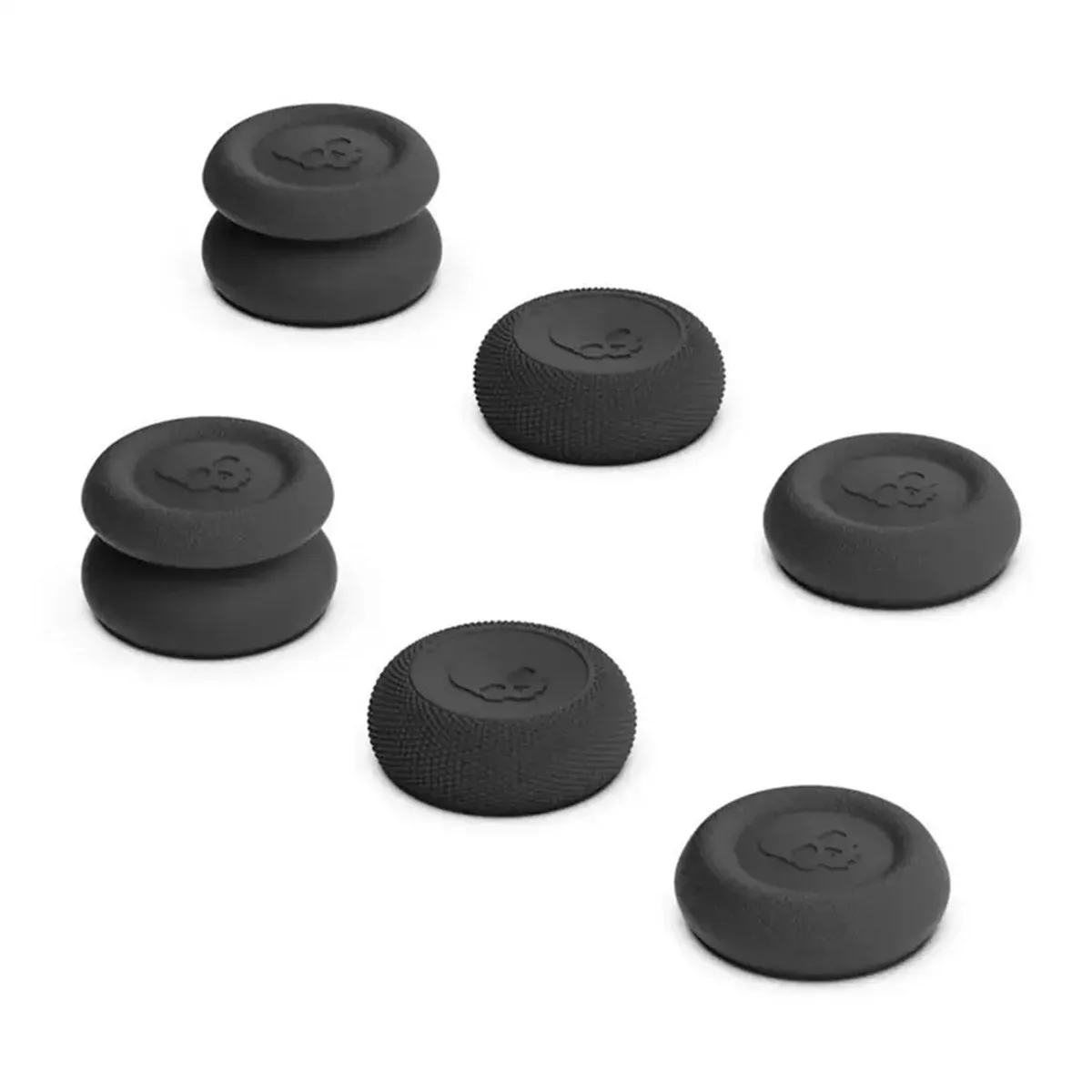 6PCS Thumb Stick Grip Cap Cover for ROG Ally/Steam Deck Joystick Cap FPS/TPS Silicone Non-Slip Thumbstick Case A