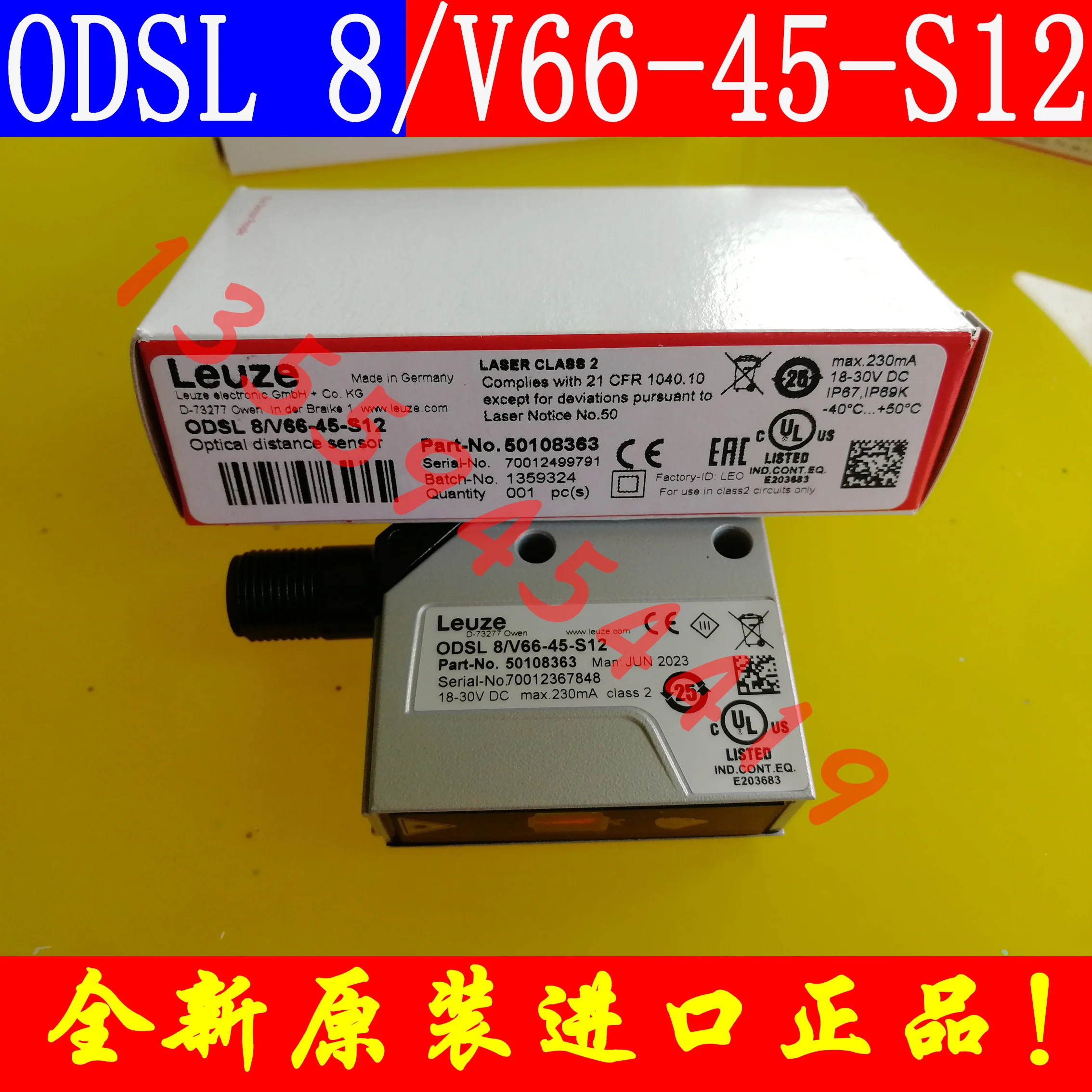 

Фотоэлектрический датчик LEUZE ODSL 8, оригинальный, бесплатная доставка, заказ 50108363