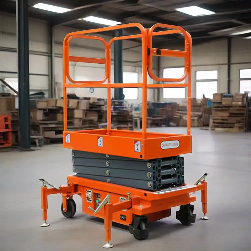 

6m 10m 16m Mobile hydraulic table lift diesel engine drive scissor lift