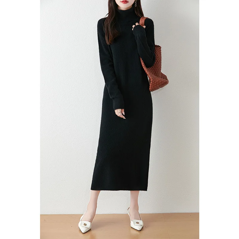 

Knee Length Pullovers For Students Sweaters Jumpers Women Smooth Rib Loose-Fit Fall Adult Gothic Block Twist Texture Puff Trendy