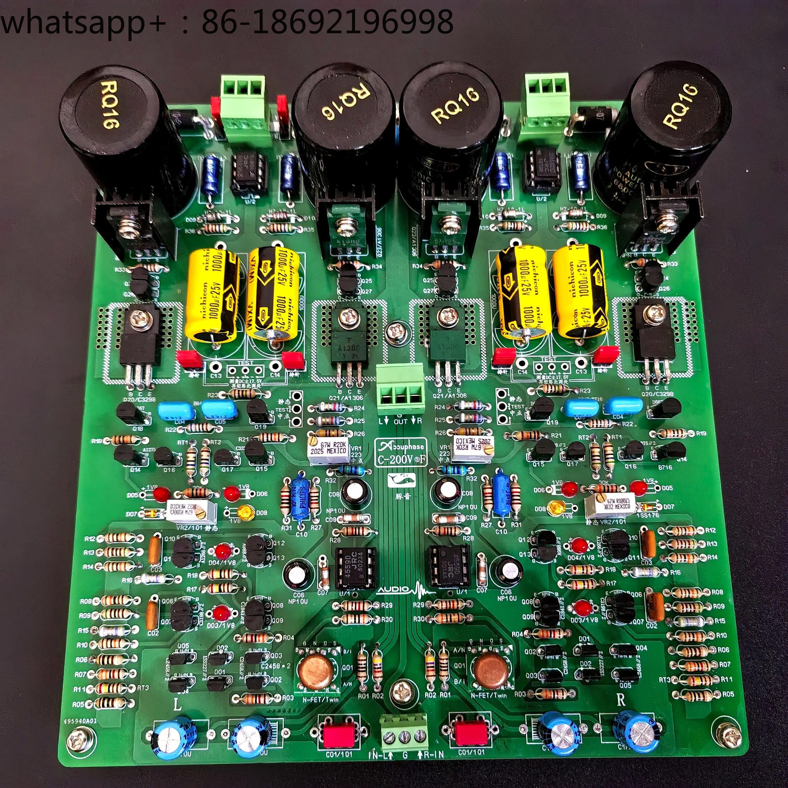 Imitation Golden Noise Seed C-200V Vocal Model Pre-Amplifier DIY Finished Product, Version 1