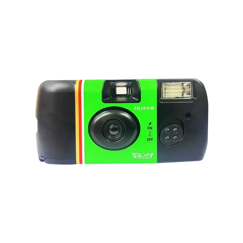 Fujifilm Quick Snap/Fujifilm Quick Fun/Fujifilm ACE 400 Fujifilm كاميرا فيلم للاستخدام مرة واحدة مع فلاش 27 تعريضات الصور