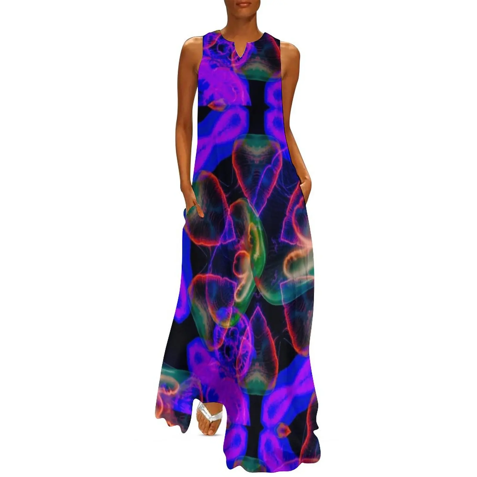 

BLACKLIGHT JELLIES Long Dress Women long dress women's clothing summer 2025 novelties sexy dress