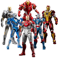 ZD Toys Iron Man MK47 Iron Man Mark35 Red Snapper Tony Stark MK30 MK17 Action Figure Iron Patriot Adult Collection Figure