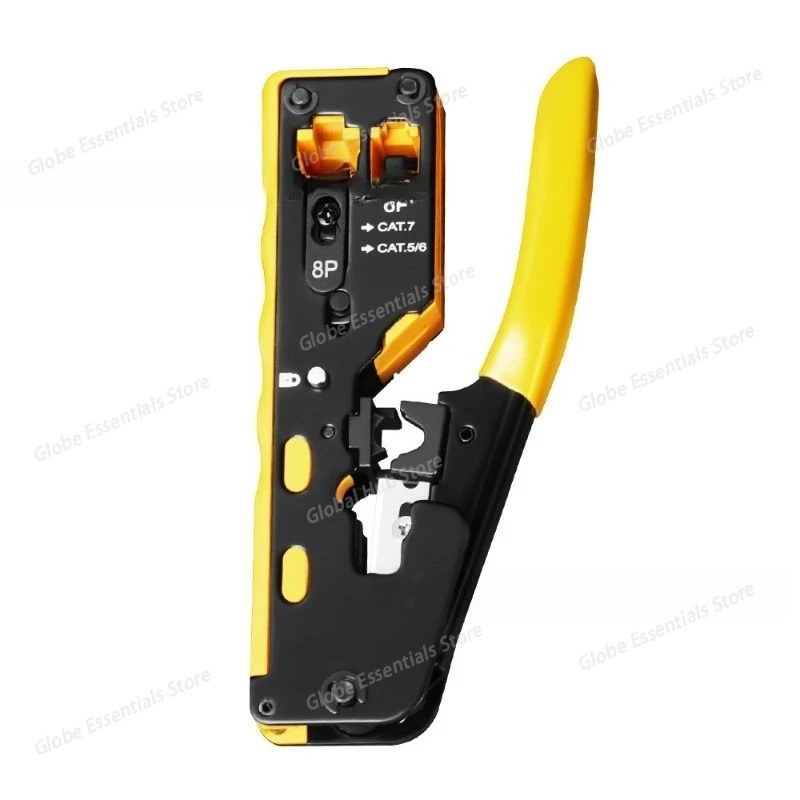 

Обжимные клещи для зачистки через щипцы для Cat7 Cat6 Cat5e 8P6P, модульный разъем Ethernet, универсальный инструмент для проводов