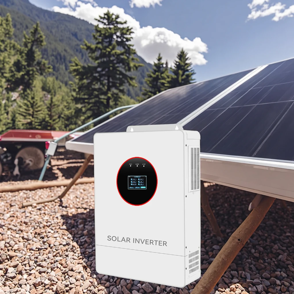 Hybrid 4.2kw single/dual output home solar inverter with lithium energy storage battery  controller WiFi communication