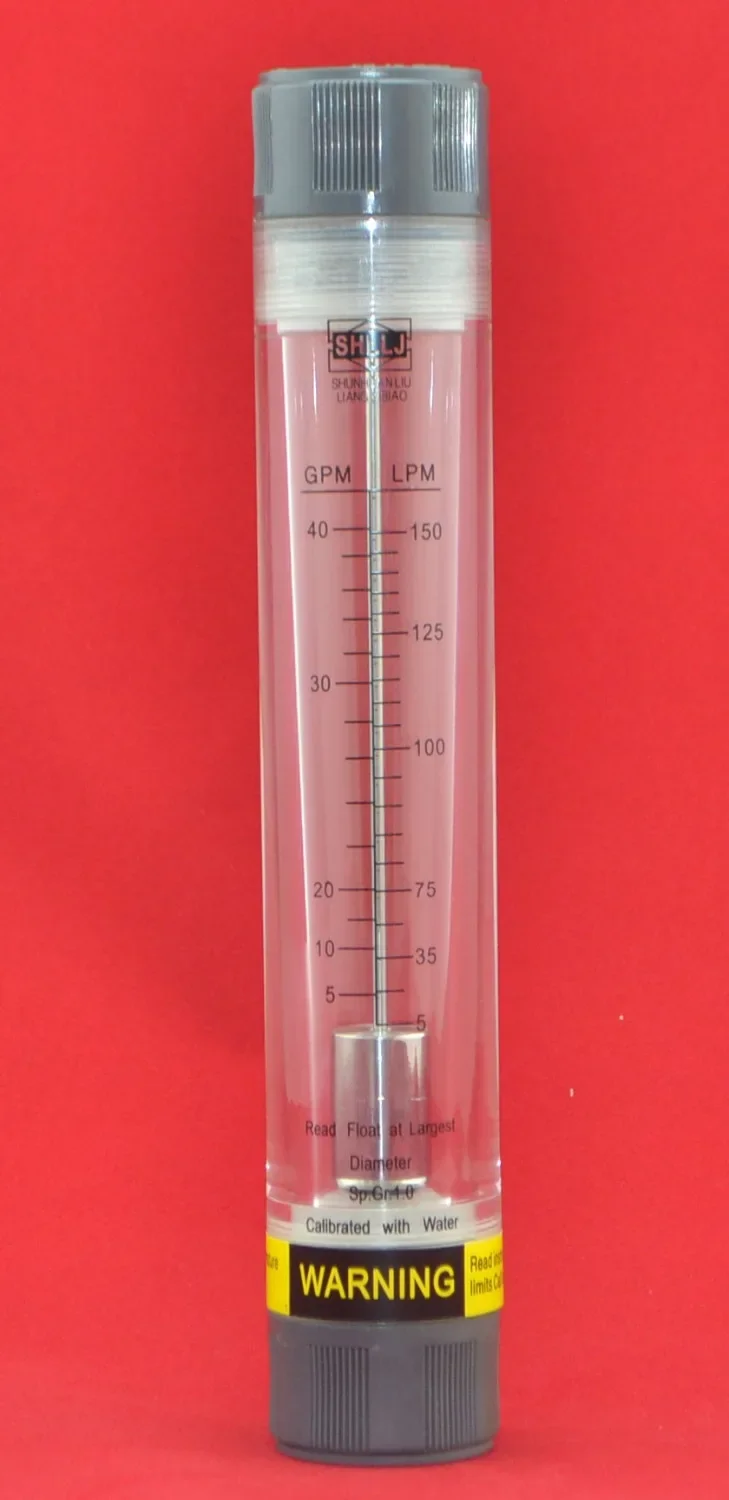 LZM-25G Pipeline liquid/water tube type acrylic  rotameter industy  flow meter