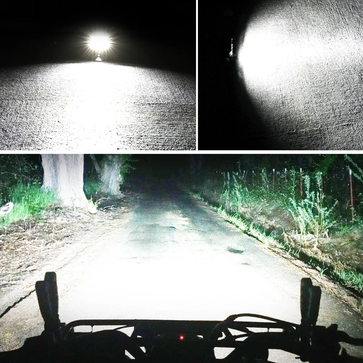 4 Zoll 60W LED-Spotleuchten Combo IP67 Wasserdicht Offroad-Arbeitsleuchten für LKW Boot ATV UTV Jeep Scheinwerfer – Detail 11