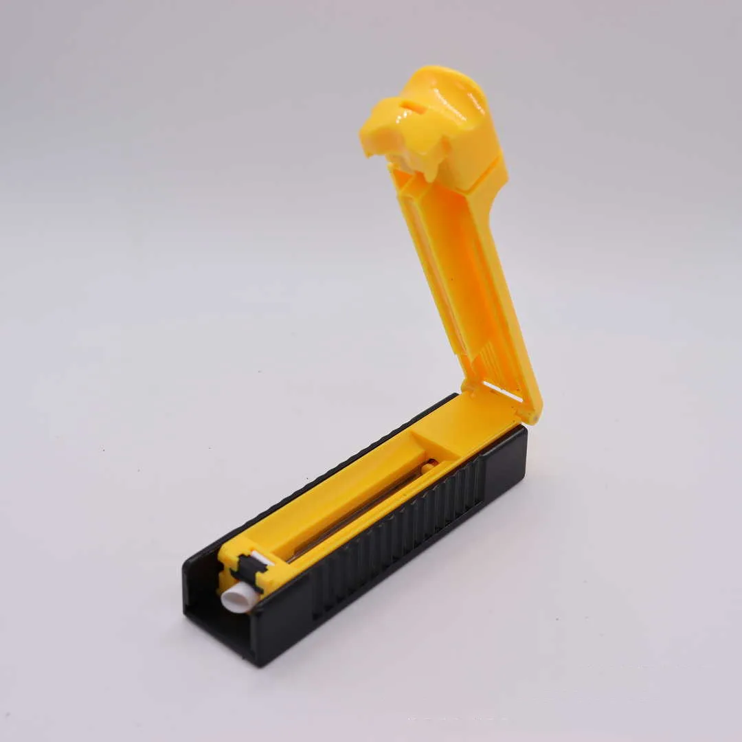 12cm Plastic Manual Cigarette Puller Single Tube Cigarette Maker Wholesale Household Cigarette Maker Cigarette Machine