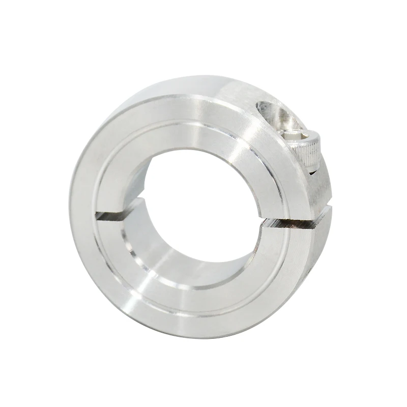 

Flange Round SUS304 Open type fixed sleeve bearing clamping ring limit ring retaining ring Shaft Collars with Slit
