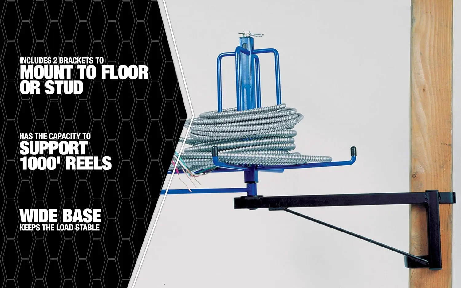MH8110 Wire Smart Cable Dispenser, Floor or Stud Mounted image 3