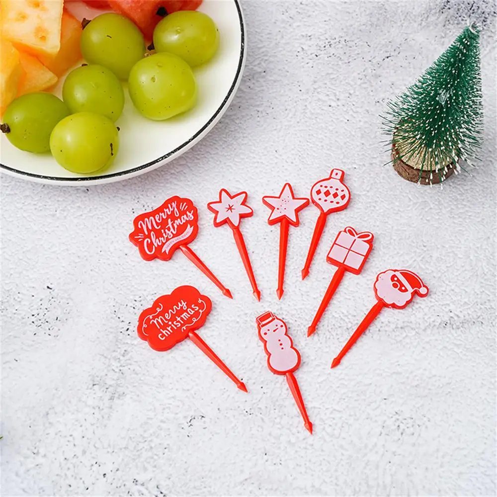 1/2/4PCS Mini Food Fruit Fork Set Kid Cute Bento Box Decor Dessert Forks Cartoon Toothpick Cake Dessert Party Supply