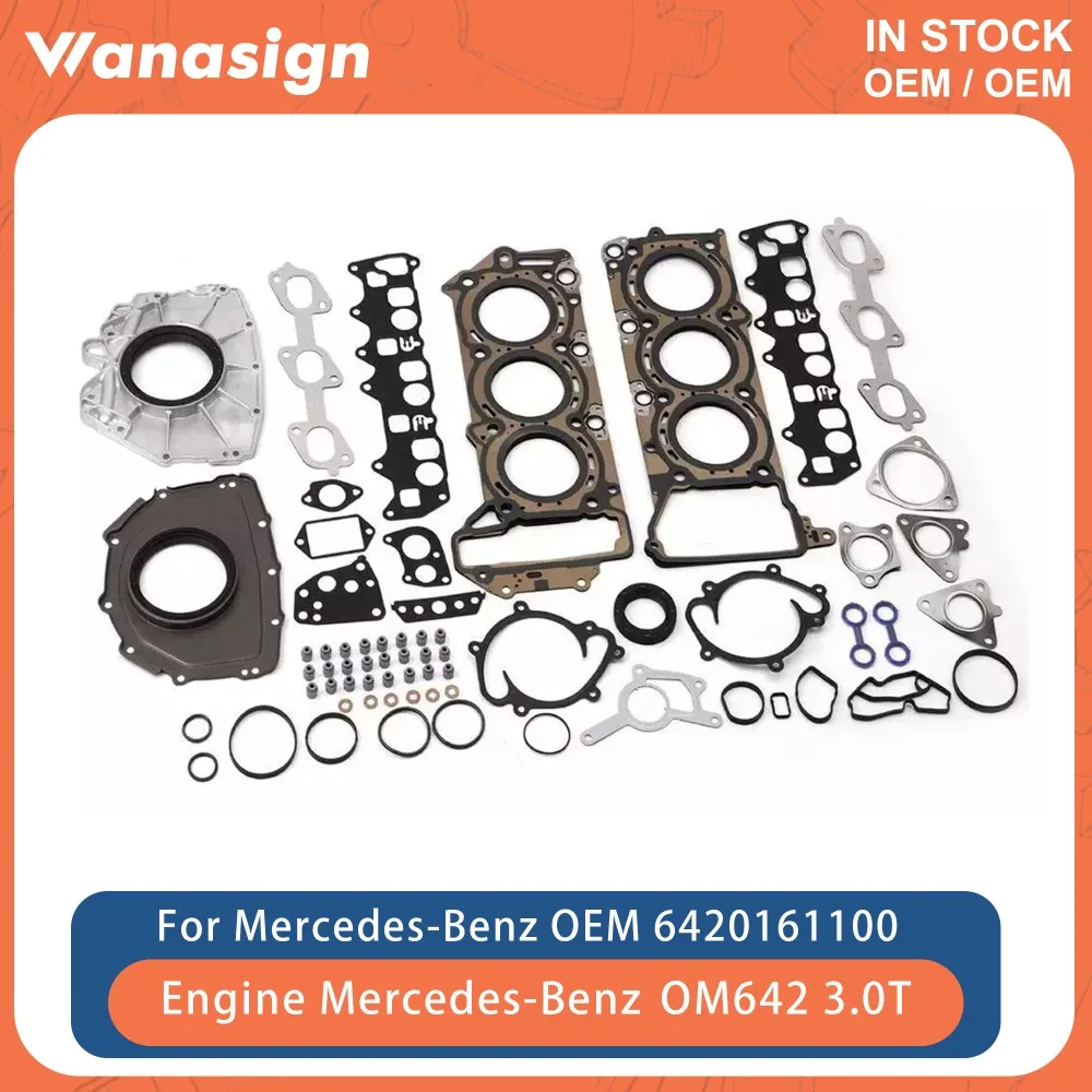 Engine Full Gasket Set Fit 3.0TDI OM642 Diesel For Mercedes-Benz CLS GL350d ML350 CDI W166 350D W204 W212 X204 642 M642 3.0 T V6