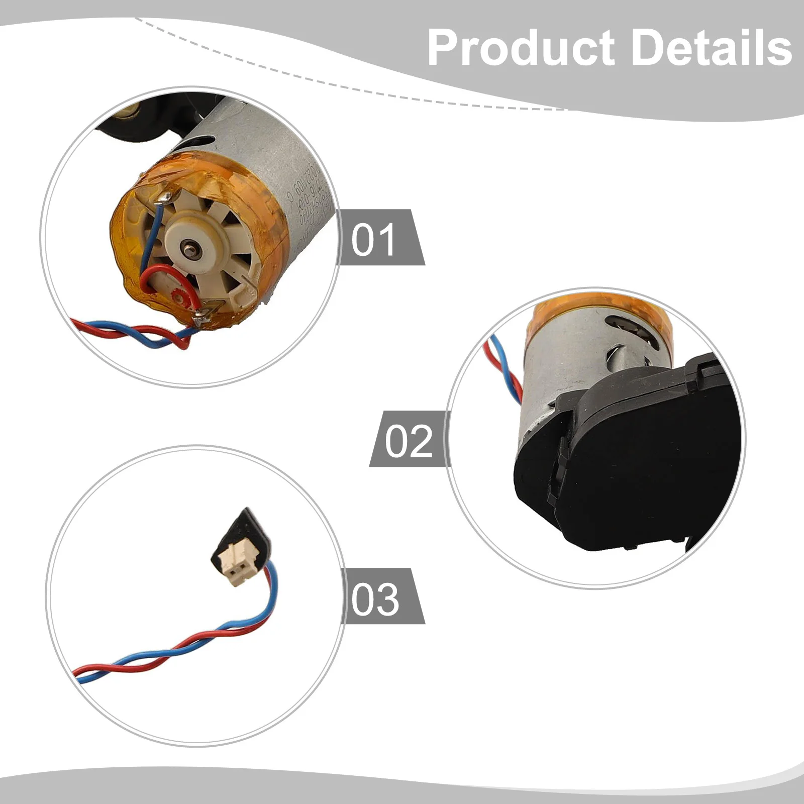 Conjunto de Motor de cepillo principal para DEEBOT X1 Plus/para T10 para Omni / T20 Pro / T30 Pro Robot repuestos de aspiradora