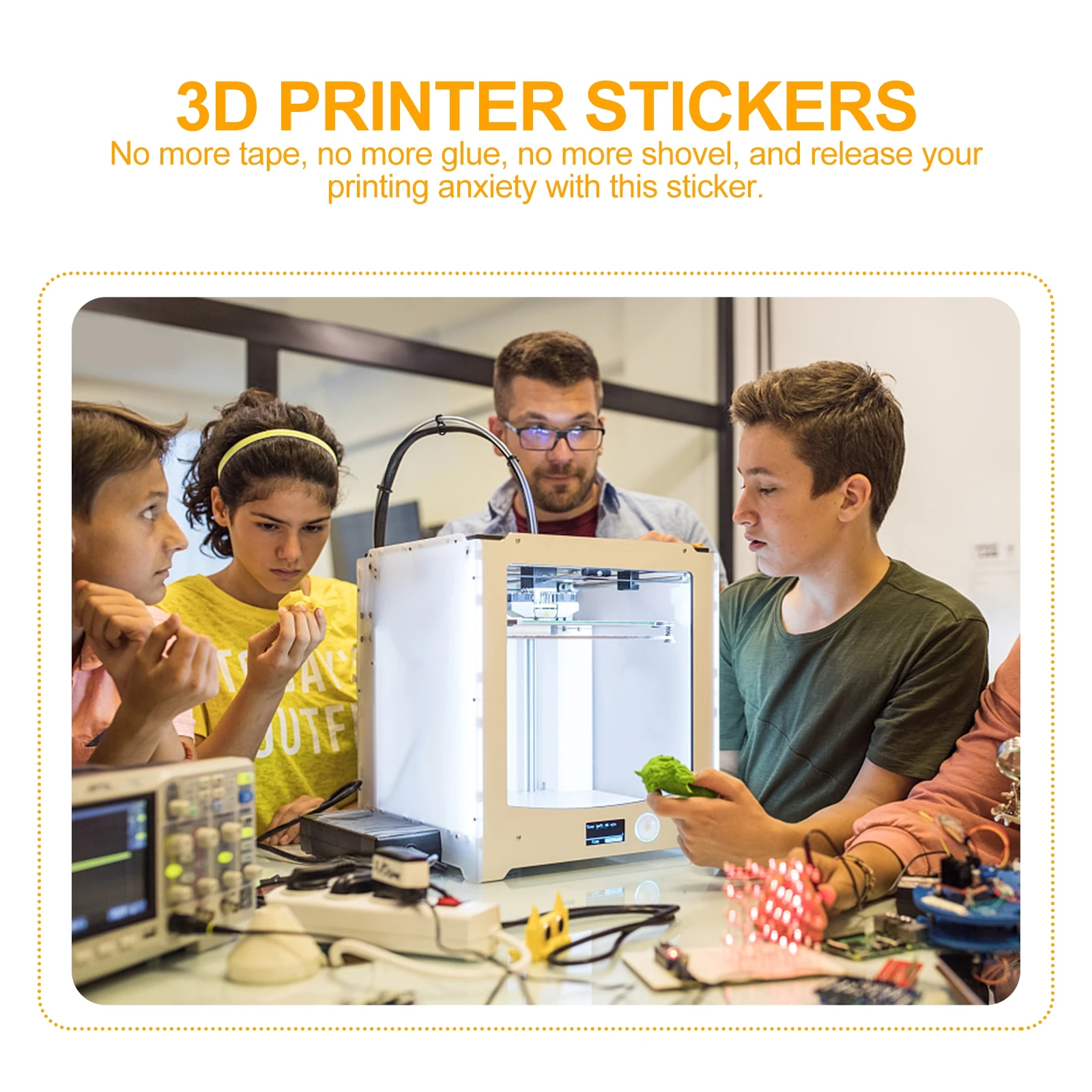 

Printer Stickers Hot Bed Adhesive Build Sheet Platform Frosted Heated Bed Sticker Printing Accessory Reusable