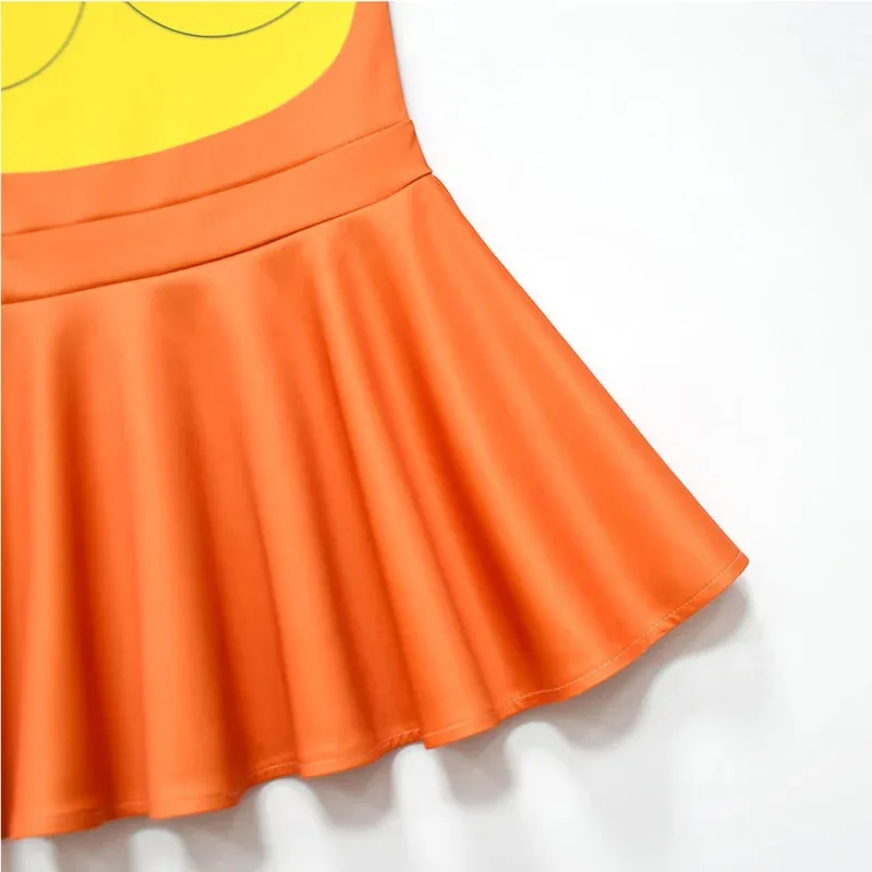 Calamari Gioco Cosplay Costume Bambini Ragazze Vestono Fantasia Gonna da balletto Spettacolo teatrale Gonne da ballo Vestito di carnevale per feste di Halloween