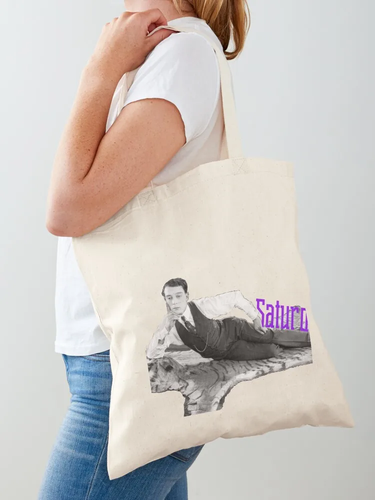 Buster for every day of the week Saturday Tote Bag reusable shopping bags Shopping bags the tote bag