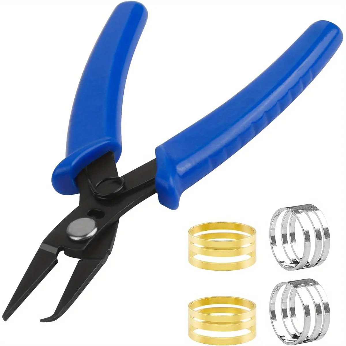 Professional Jump Ring Opener Tool Kit Split Ring Pliers Jewelry Making Pliers Durable Stainless Steel Jewelry Crafting Tools