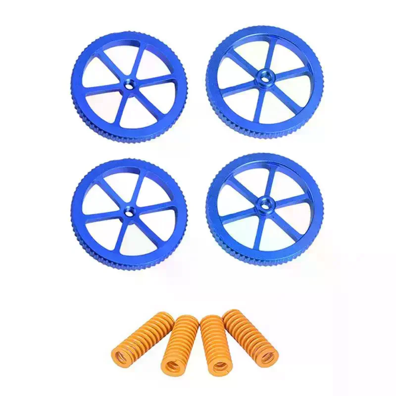 Printer Heatbed Leveling Kit Hand Twist Adjustment Wheel Screw Spring Kit For 3D Printing Equipment Maintenance 3D