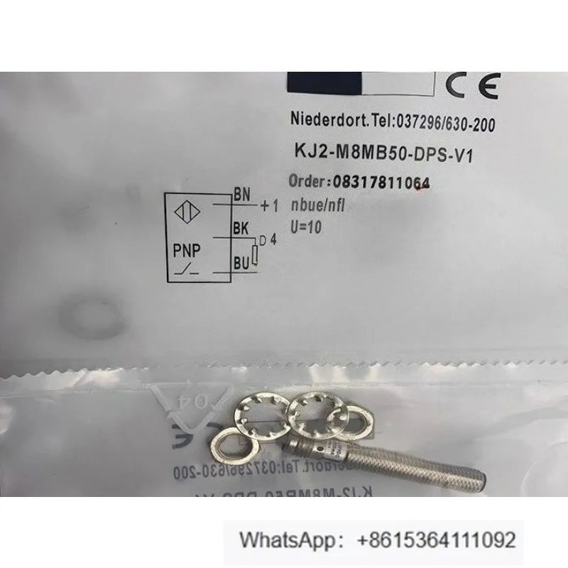 

KJ2-M12MB40-DPS/DNS-X0409 Бесконтактный переключатель KJ4-M12MN35-DNS/DPS-X0409