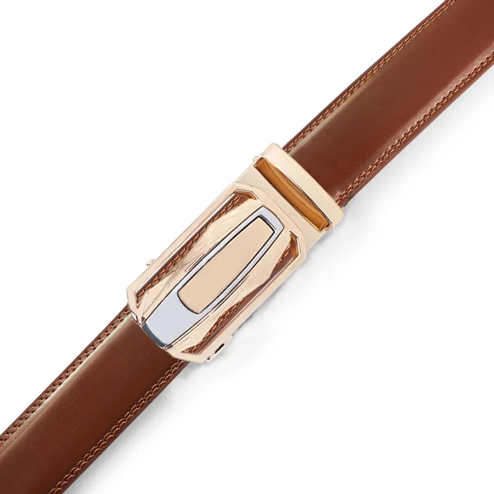 Men Belt Genuine Leather Brand Belt Car Automatic Buckle Belt Cow Strap Sports Fashion Waist Strap Black Male Belts for Men