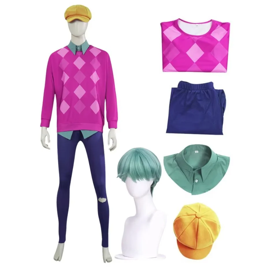 

Sajaboys Baby Cosplay Costume Your Idol Baby Cosplay Outfit Wig Kpop Demon Hunters Cosplay Halloween Role Play Uniform for Men