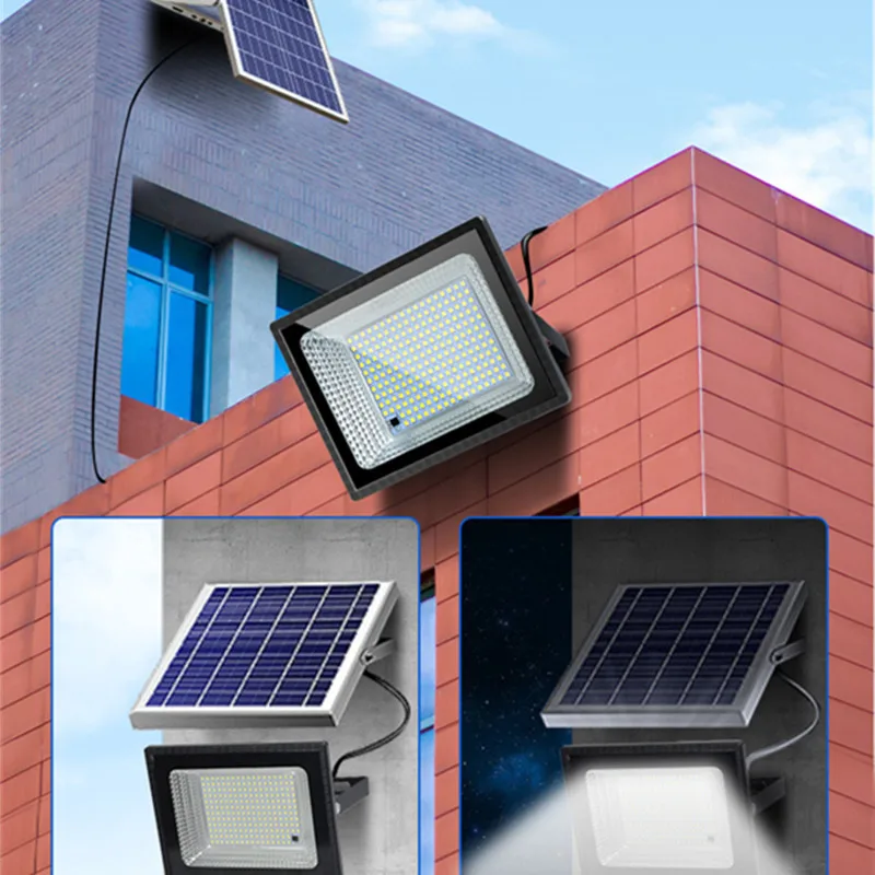 Solar Garden Home Indoor And Outdoor High Power Led Light Control Floodlight New Rural Waterproof Street Lamp