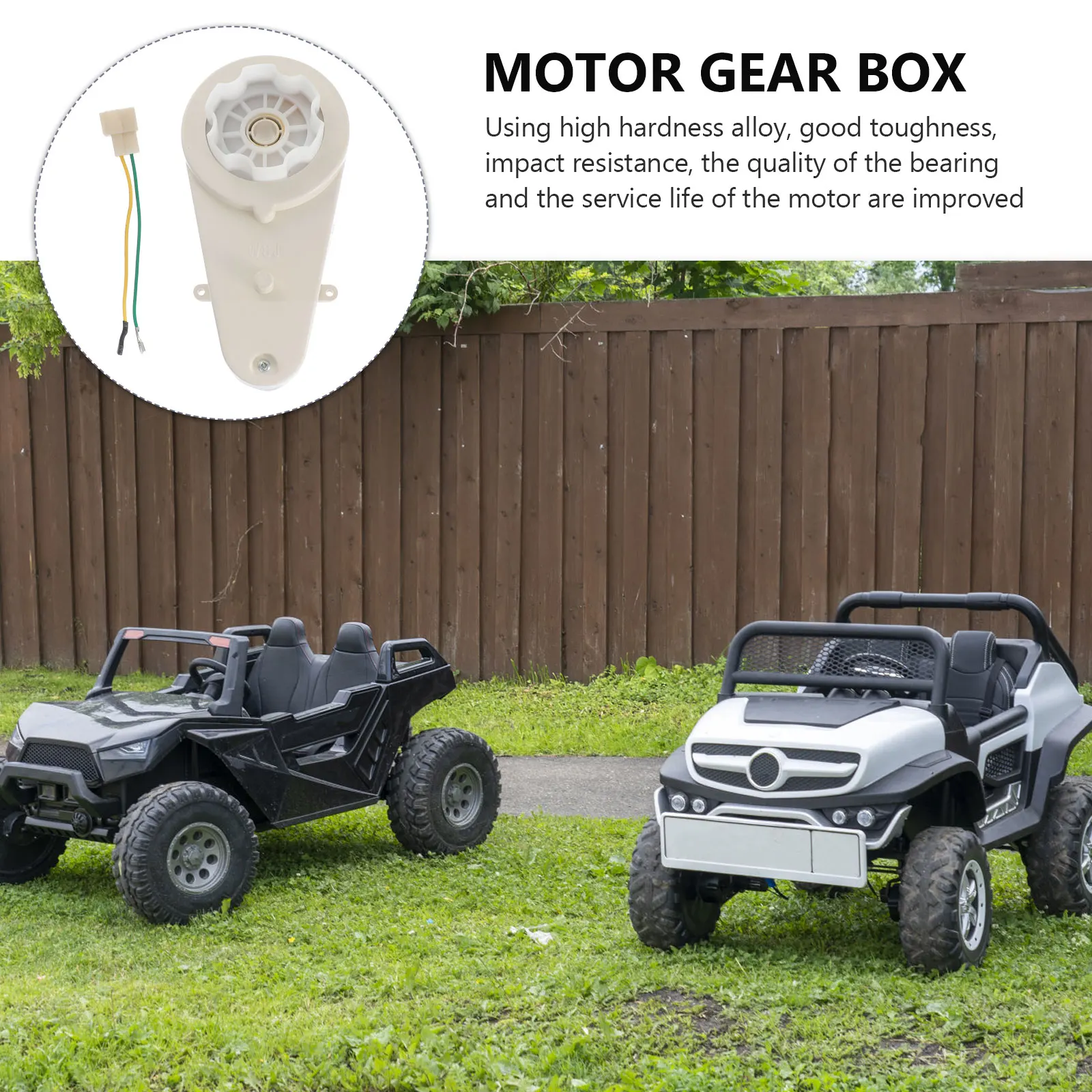 

2 set 2 Sets Rs550 Universal Children'S Electric Car Motor Gear Box High Strength Alloy Sturdy Low Noise For Automobile