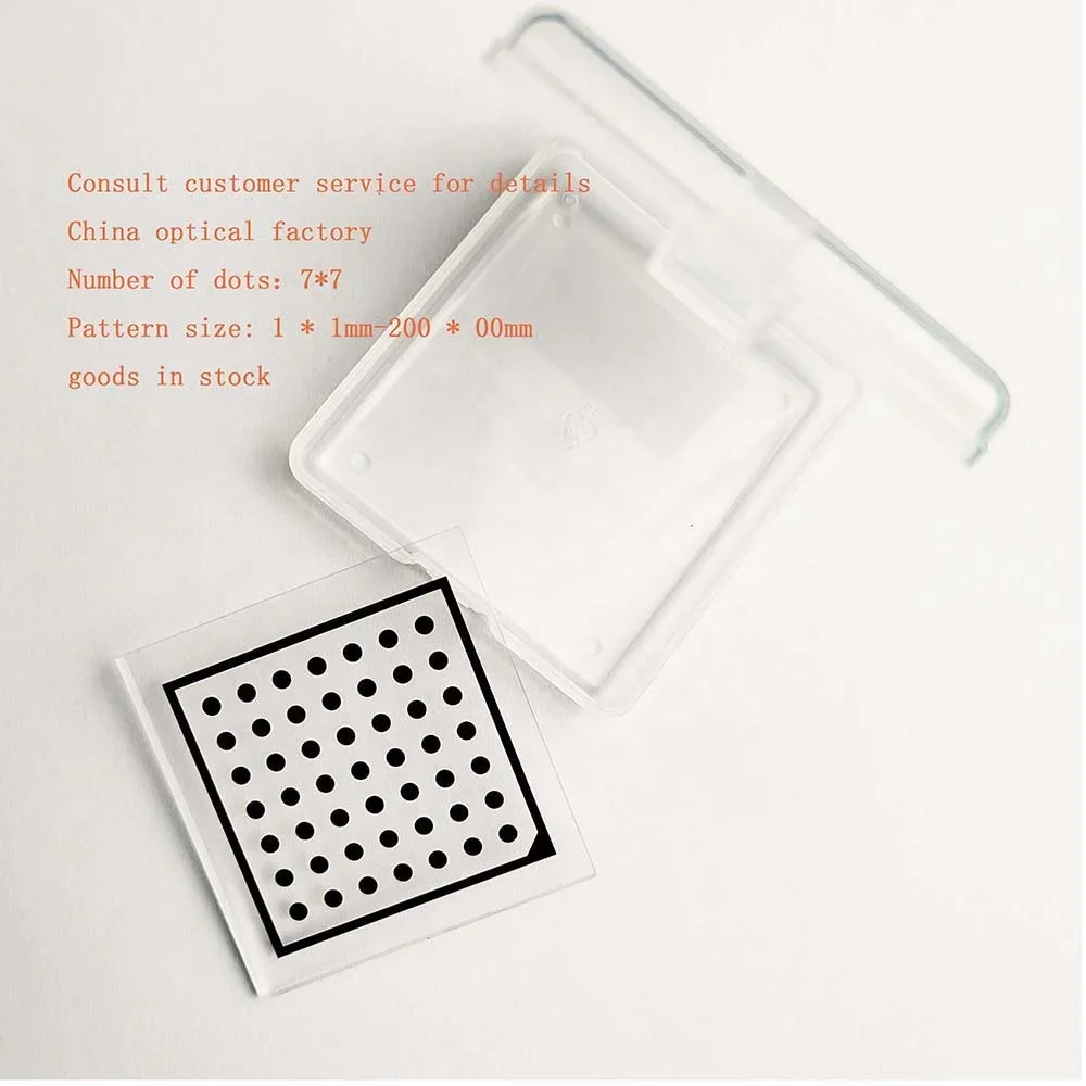 Optical Image Measuring Target Standard Cheap High precision Wholesale Glass  calibboard