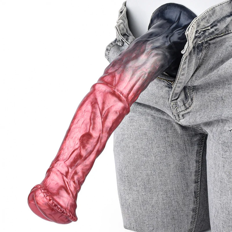 FAAK Fantasy Horse Dildo For Women Men Silicone Monster Anal Dildo With Strong Suction Cup Big Penis Big Size Sex Toy For Adult