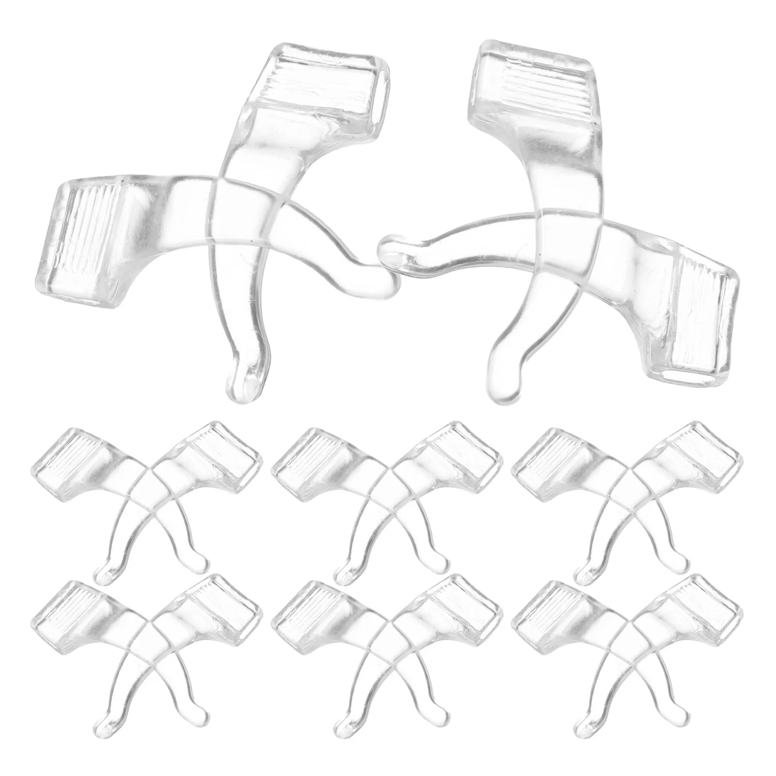 

10Pairs Silicone Eyeglasses Ear Pads Nonslip for 5mm Frames Comfortable Wear Clear Eyeglass Ear Pads Antiskid Pad