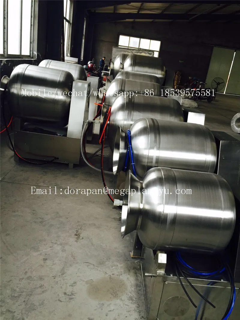 Small meat tumbler vacuum marinator marinating machine meat salting machine vacuum roller tumbler for meat processing